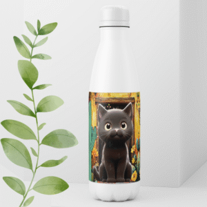 BOTELLA GATITO NEGRO