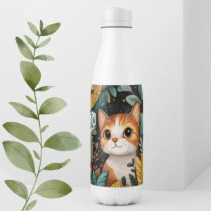 BOTELLA GATO BOSQUE
