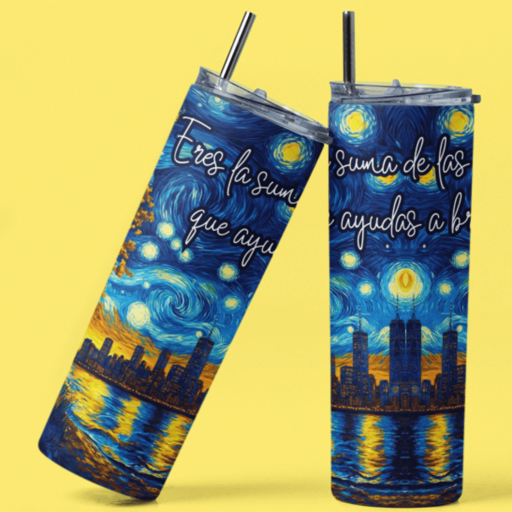 VASO NOCHE ESTRELLAS 1