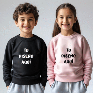 SUDADERA CLASICA INFANTIL PERSONALIZADA